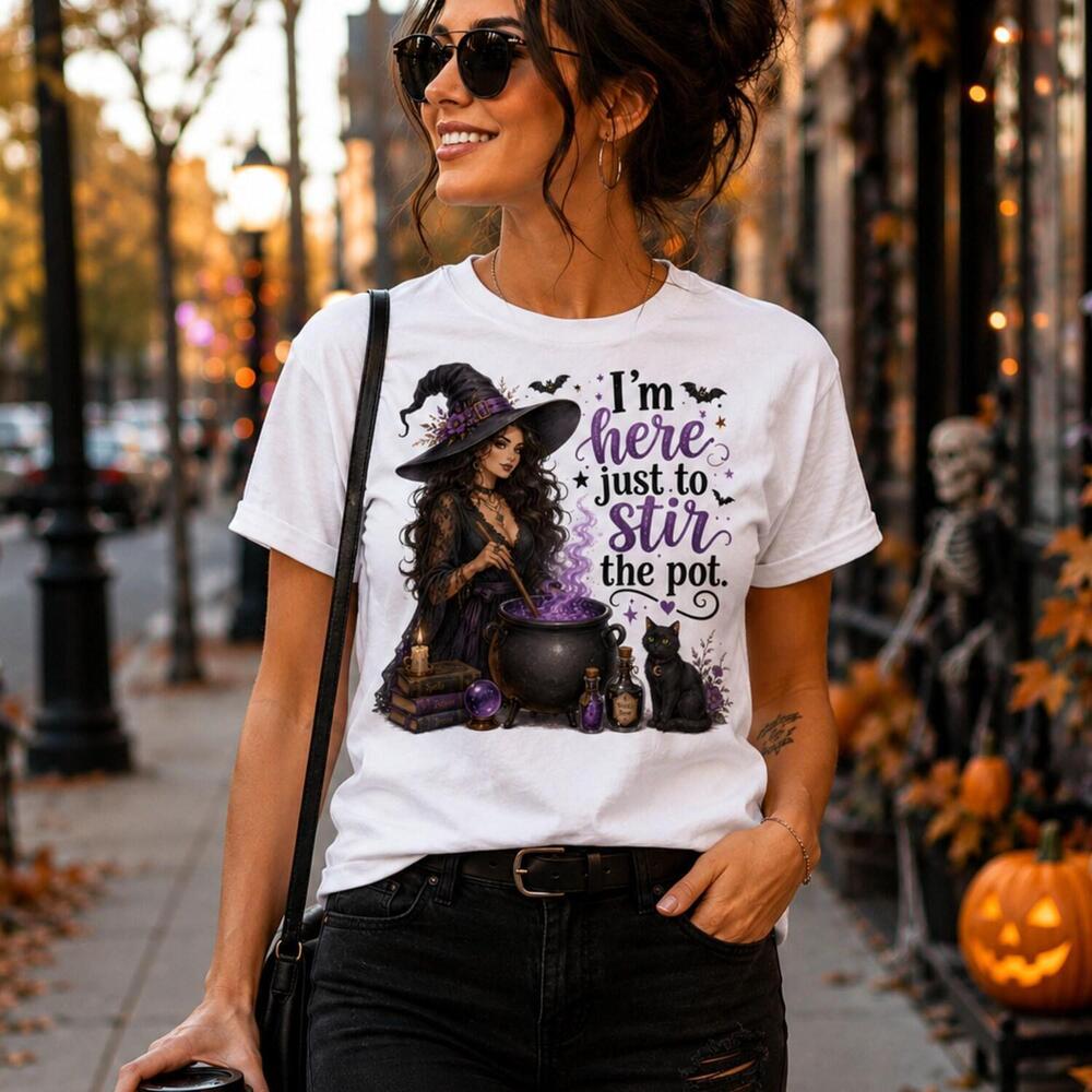 Funny Witch Shirt-Witchy Shirts-Halloween Tee